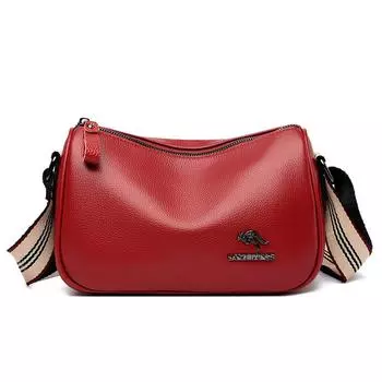 Новая модная женская сумка, женская сумка через плечо на одно плечо, летняя квадратная сумка из мягкой кожи для мам среднего и пожилого возраста
