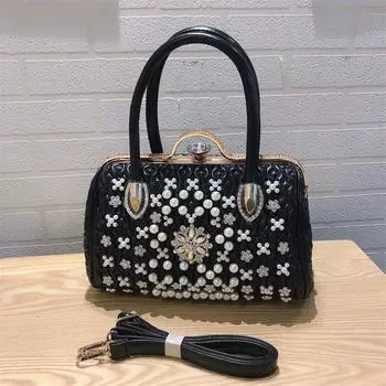 Новая модная женская сумка, женская сумка с бриллиантами, модная женская сумка через плечо на одно плечо с бриллиантами белый