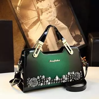 Новая модная женская сумочка бордовый