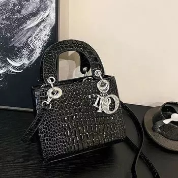 Новая модная женская сумочка универсальная высококлассная сумка через плечо, портативная и изысканная 16cm*19cm*11cm