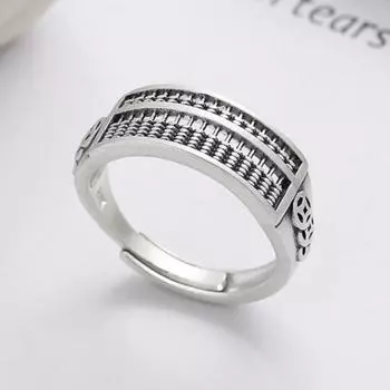 Новая монета, счеты, матовое кольцо для рукоделия, литературное ретро-кольцо в национальном стиле, кольцо с едой в стиле кантри