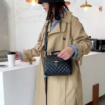 Новая мягкая искусственная кожа роскошная дизайнерская сумка повседневная сумка-ведро женские кошельки и сумки 23cm x 12cm x 19cm чёрный