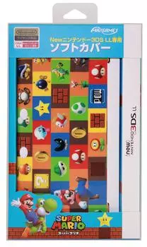 Новая мягкая обложка Nintendo 3DS LL Super Mario (зеленый) зелёный
