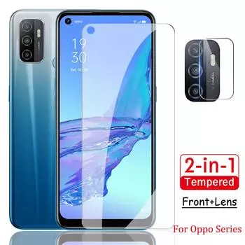 Новая мягкая пленка 2 в 1 из закаленного стекла и объектива камеры для Oppo A15 A53 A92S A5 A9 2020 A5s F11 Pro F9 Realme 7 5 3 pro C3 x2 Reno 2 HD Защитная пленка для экрана