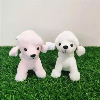 Новая мягкая подвеска, милая имитация пуделя, плюшевая игрушка, сумка, подвеска, реалистичная, милая кукла-брелок, забавный, крутой подарок на день рождения