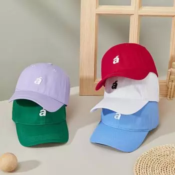 Новая мягкая верхняя кепка для вышивания буквы А для мужчин и женщин, спорт на открытом воздухе, кепка с утиным язычком для отдыха чёрный