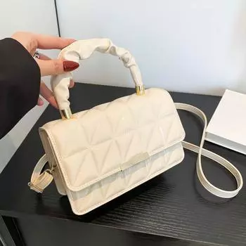 Новая мятая сумочка с высоким качеством и высоким качеством, универсальная, красочная, модная и популярная городская красота