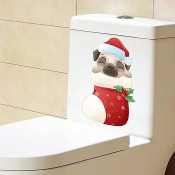 Новая мультяшная серия, персонализированные наклейки для туалета, настенные наклейки, украшение для переключателя, съемная самоклеящаяся бумага 20*30cm