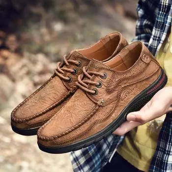 Новая мужская дышащая уличная повседневная обувь с низкой посадкой и мягкой подошвой 38 светло-коричневого