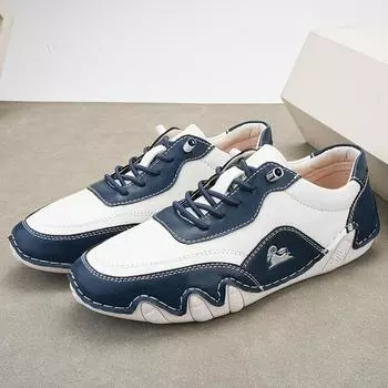 Новая мужская и женская обувь, мужская повседневная обувь с низким верхом, мужская обувь, мужская обувь в стиле осьминога, большие туфли 43 темно-синий