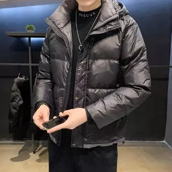 Новая мужская куртка на белом утином пуху, зимняя модная мужская куртка-пуховик высокого качества, мужская корейская куртка, размер M-5XL M