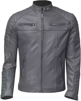 Новая мужская куртка серая стильная натуральная овчина кожа ручная работа мягкая натуральная овчина S серый