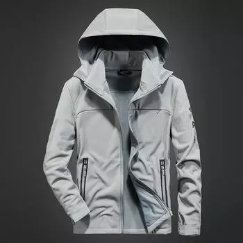 Новая мужская куртка Soft Shell, мужская теплая вельветовая одежда для альпинизма, весенне-осенняя ветрозащитная и непромокаемая куртка M