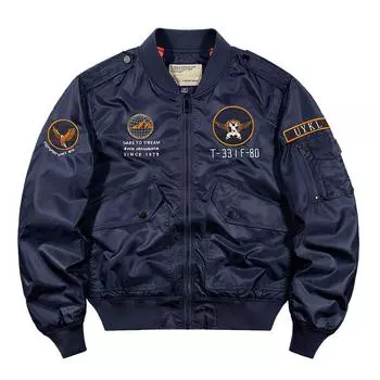 Новая мужская летная куртка с карманами на весну и осень, летный костюм для молодых мужчин, свободная куртка большого размера M