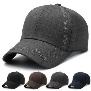 Новая мужская модная дышащая бейсболка, трендовая бейсболка для водителя грузовика, рыбалка, уличный туризм, путешествия, защита от солнца, гольф, спортивная шляпа для папы Adjustable