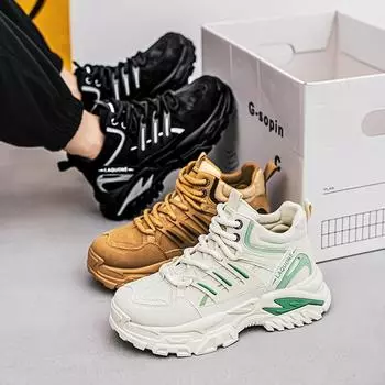 Новая мужская модная повседневная обувь для мальчиков и студентов, трендовые удобные кроссовки на мягкой подошве, мужские классические дышащие кеды 39 чёрный