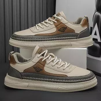 Новая мужская модная повседневная обувь, кроссовки, дышащая спортивная обувь 39 чёрный