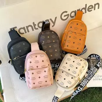 Новая мужская нагрудная сумка, нейтральная нагрудная сумка, женская универсальная сумка, женская модная сумка-мессенджер чёрный