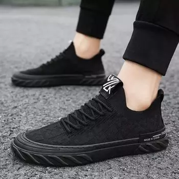 Новая мужская обувь, модная мужская обувь для доски, уличная парусиновая обувь, обувь для доски с низким берцем на шнуровке, рабочая обувь, мужская повседневная обувь 39