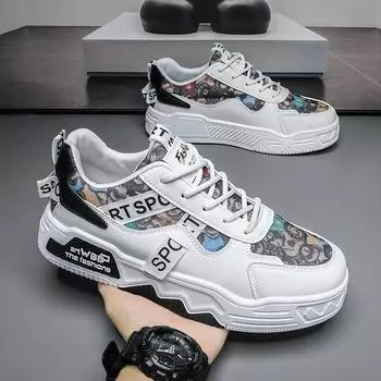 Новая мужская обувь на лето 2025 года, модная спортивная и повседневная многофункциональная обувь для скейтборда с повышенной воздухопроницаемостью 39