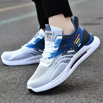Новая мужская обувь, сетчатые дышащие тонкие брендовые мужские кроссовки Tide, удобные спортивные мужские кроссовки с лезвиями, Zapatillas Hombre 39