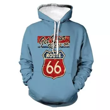 Новая мужская осенне-зимняя толстовка с капюшоном, 3D-печать, 66 букв, повседневная толстовка, модный топ S