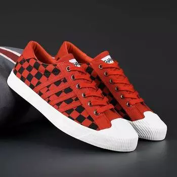 Новая мужская парусиновая обувь, вулканизированные мужские кроссовки, модная однотонная обувь на шнуровке, резиновая осенняя повседневная мужская обувь на плоской подошве, удобная 38