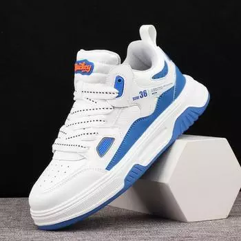 Новая мужская повседневная обувь Мужские туфли на толстой подошве Легкая мужская модная обувь Национальная модная мужская спортивная обувь Студенческая обувь для скейтборда 40