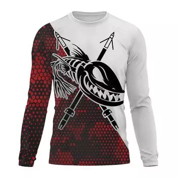 Новая мужская рубашка для рыбалки/Топ с защитой от ультрафиолета, UPF50+ Мужская рубашка с длинным рукавом для рыбалки/Летняя спортивная мужская одежда на открытом воздухе S