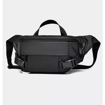 Новая мужская сумка-мешок на одно плечо Crossbody High-end Outdoor Work Chest Bag имеет большую водонепроницаемую емкость 36X4X15CM чёрный