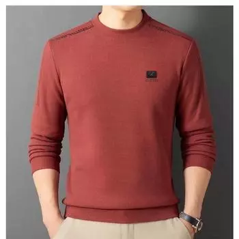 Новая мужская теплая бархатная толстовка на осень и зиму, повседневный и модный топ M