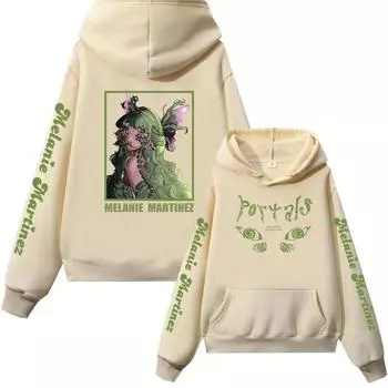 Новая мужская толстовка с капюшоном Melanie Martinez Мужская толстовка с капюшоном XS хаки