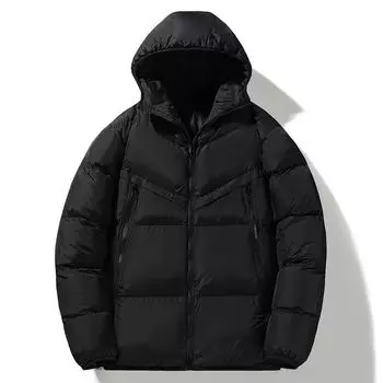Новая мужская зимняя мужская хлопковая одежда модное брендовое спортивное пальто пуховик утолщенная теплая хлопковая куртка для мужчин S