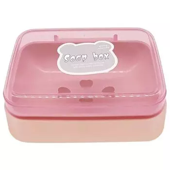 Новая мыльница-ракушка для ванной комнаты, симпатичная мыльница с прозрачной крышкой, переносная мыльница, водонепроницаемый чехол для мыла 12x8x4.5