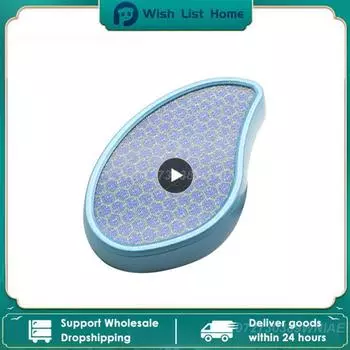 Новая нано-стеклянная шлифовальная машина для ног, пилочка для обрезки ног, шлифовальный камень для ног, полоска для полировки ногтей, удаление мозолей на пятке, омертвевшей кожи чёрный