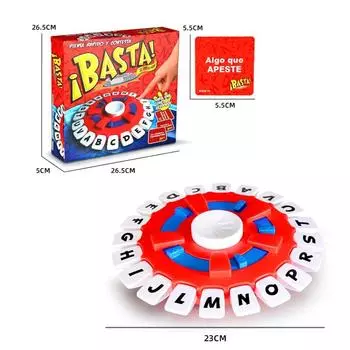 Новая настольная игра Tapple Basta Think Word Game Быстрая семейная игра The Quick Think Нажатие букв Головоломки для взрослых на испанском языке