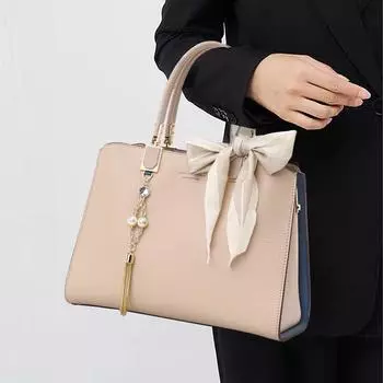 Новая натуральная кожаная ручная сумка через плечо для женщин, сумка для поездок на работу, большая вместимость, легкая роскошная повседневная сумка для мам