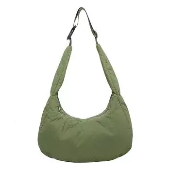 Новая нейлоновая сумка Moon Bag, простая, легкая и вместительная. чёрный