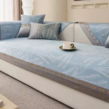 Новая нескользящая подушка для дивана в китайском стиле, четыре сезона, универсальный контрастный цвет, доступный роскошный стиль, высококачественный чехол для сиденья, тканевый чехол 70*70cm