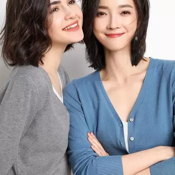 Новая нижняя рубашка кардиган с V-образным вырезом короткий внешний свитер женское свободное пальто с длинными рукавами вязаный кардиган L (80-115 pounds) белый