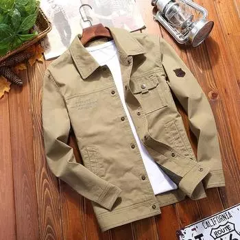 Новая новая куртка мужская куртка весна новая тонкая куртка повседневная куртка для среднего возраста M