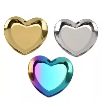 Новая обеденная тарелка, поднос для хранения из нержавеющей стали, блюдо, органайзер для ювелирных изделий, колец, тарелка для хлеба, десерта, Золотая овальная тарелка, декор для рабочего стола