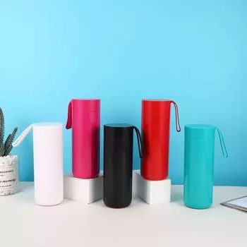 Новая однотонная деловая кружка из нержавеющей стали, офисные подарочные чашки с креативными чашками для воды. 500ml