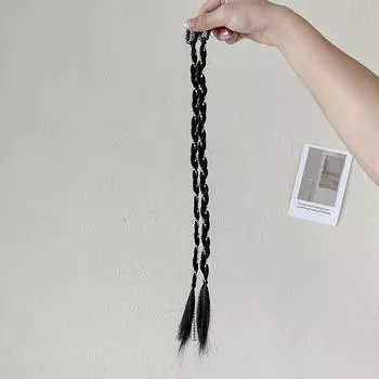 Новая однотонная краска для волос, твист-повязка для волос, женская корейская спортивная повязка на голову, джокер, боксерская коса, модные аксессуары для волос для девочек