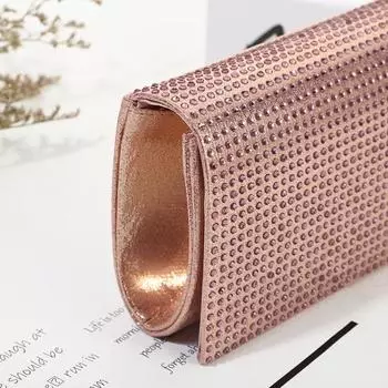 Новая однотонная яркая ромбовидная женская вечерняя классическая пряжка в стиле банкета женская одинарная цепочка темперамент вечерний подарочный мешок 20*5*10 серебряный