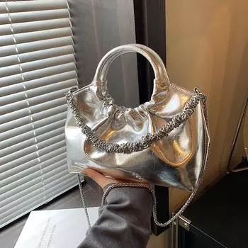 новая однотонная сумка через плечо из ПУ с ярким лицом, яркий цвет, очень приятная на ощупь