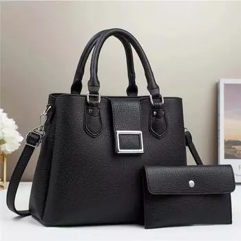 Новая однотонная сумка для мамы среднего возраста, модная сумка высокого уровня, сумка для отдыха, большая вместимость, сумка через плечо .