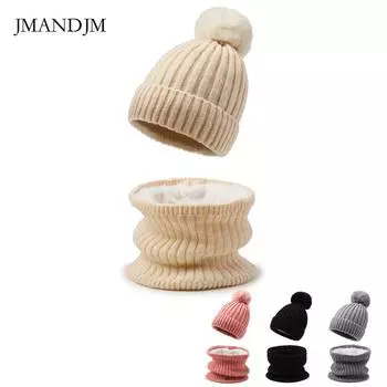 Новая однотонная теплая шерстяная шапка, зимняя универсальная теплая европейская и американская шерстяная шапка, однотонный вязаный шарф elastic force чёрный