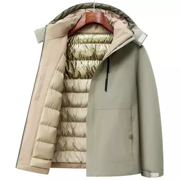 Новая однотонная высококачественная мужская хлопковая одежда с капюшоном для улицы L