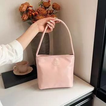 Новая однотонная женская сумка через плечо из высококачественного полиуретанового материала, модная, популярная, новая тенденция, подруги любят